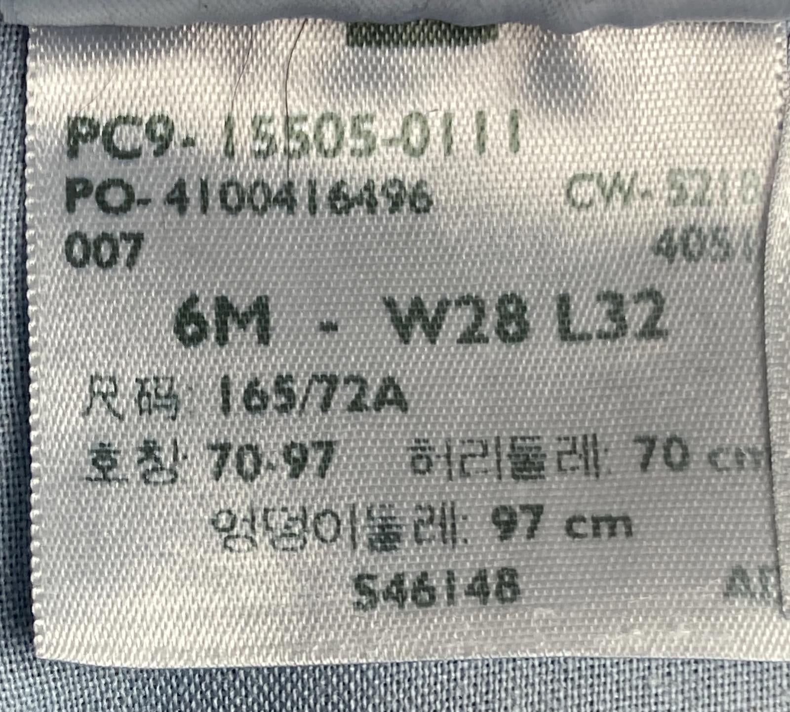 Levi's 505 Straight Jeans Women's Blue Denim Size 6 28x32