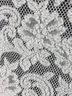 Abercrombie & Fitch Mini Dress White Size M Lace/Crocheted Overlay on Black