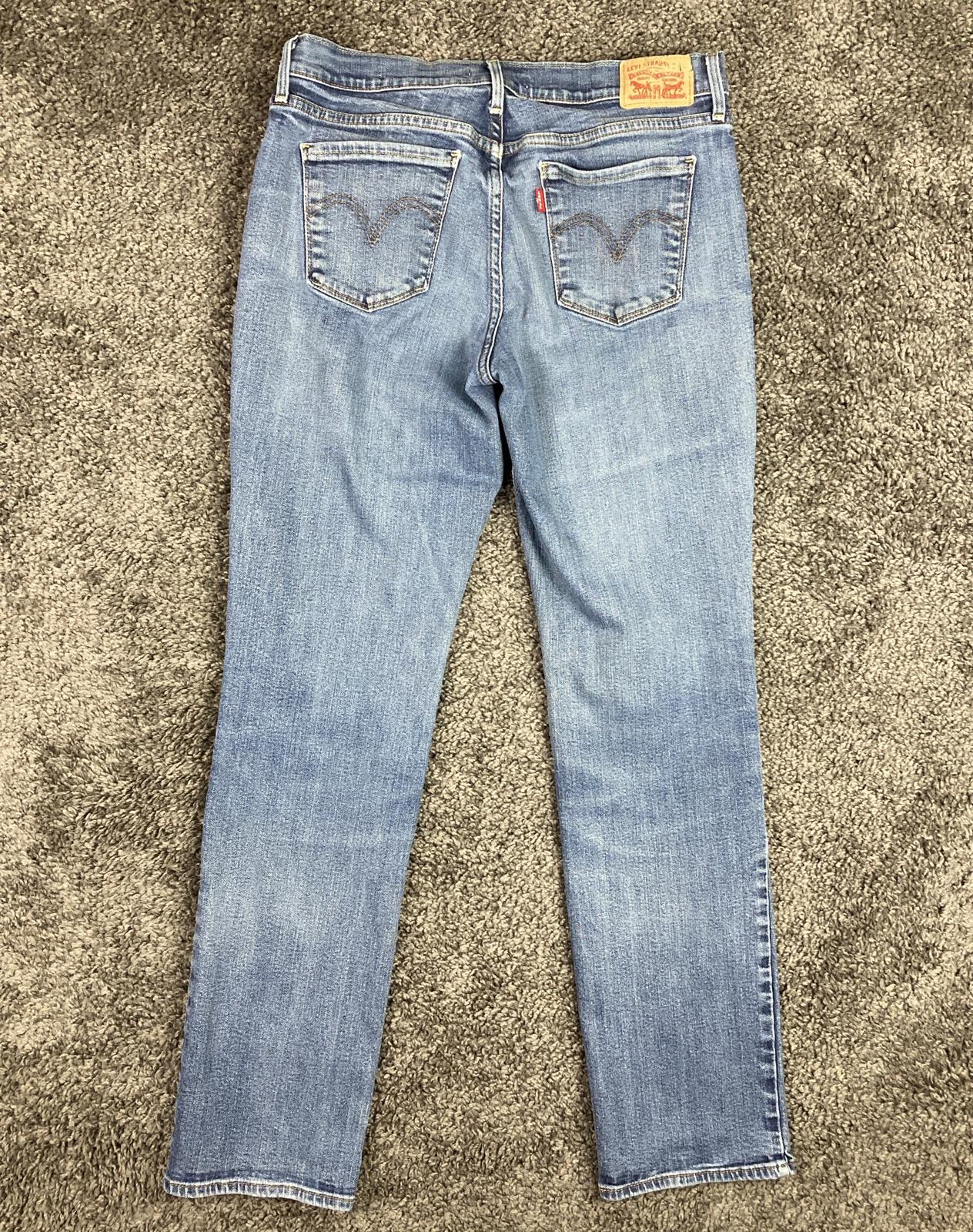 Levi's 505 Straight Jeans Women's Blue Denim Size 6 28x32