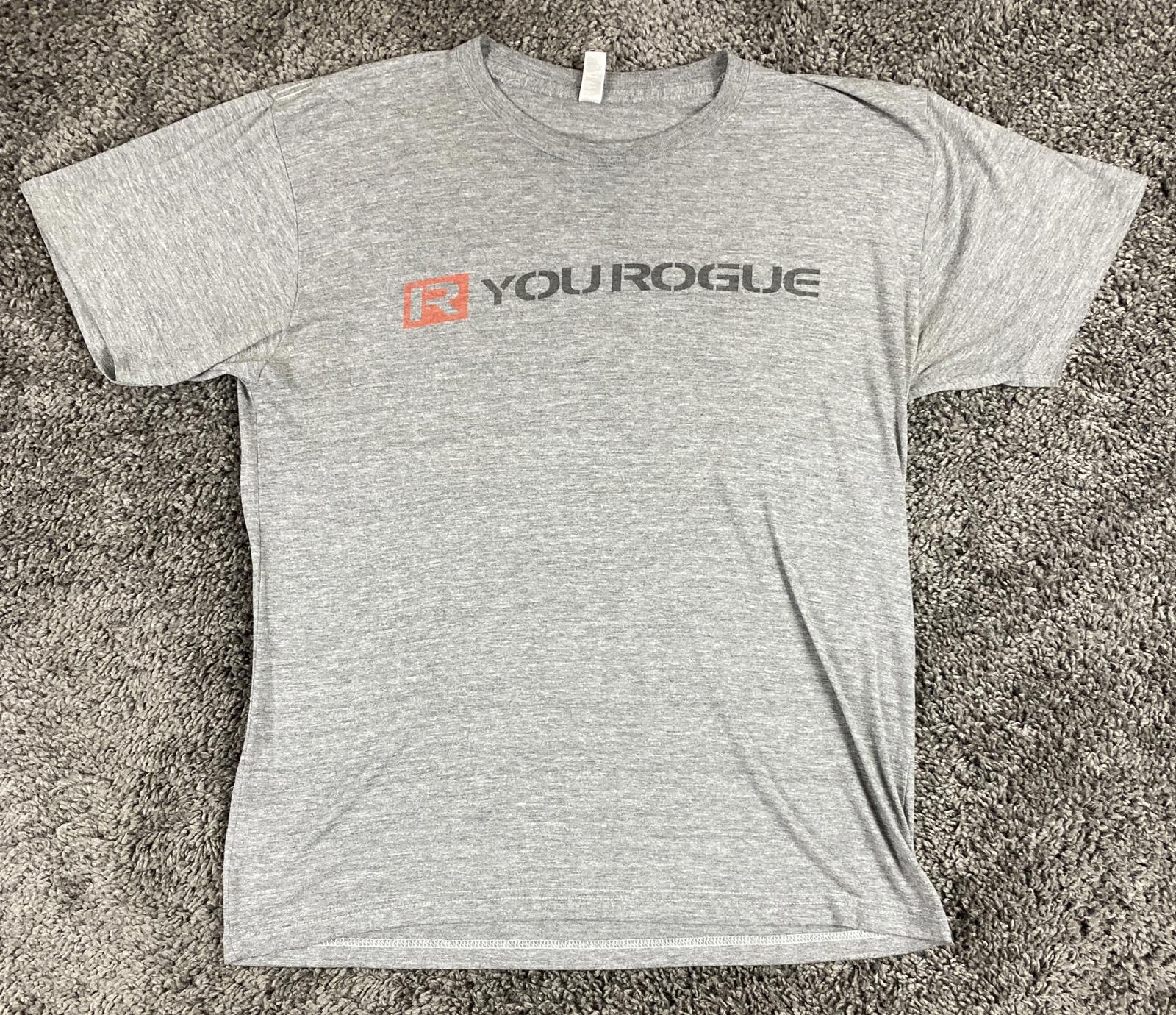 Rogue Fitness R You Rogue Flag T-Shirt Men’s Heather Gray Size L
