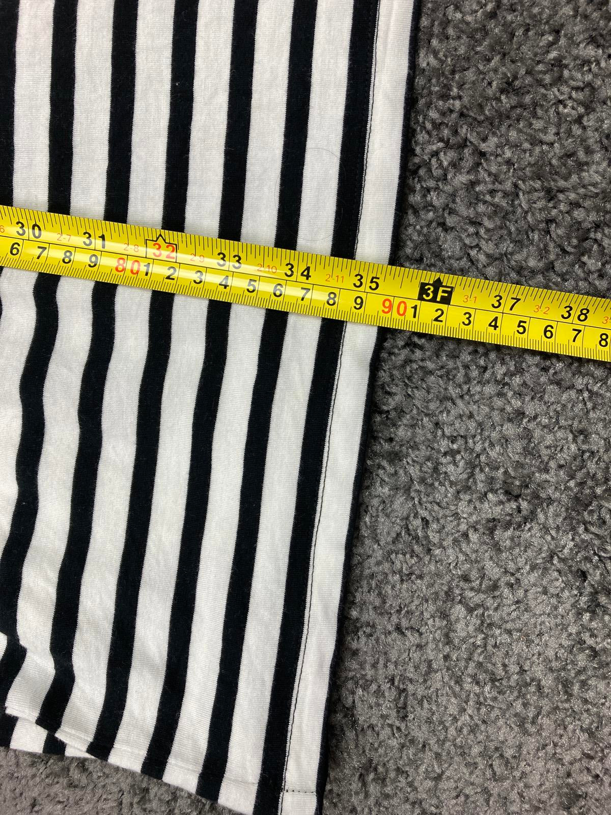 Tommy Bahama Dress Black White Striped Lace-Up Pockets Tank Women’s Small