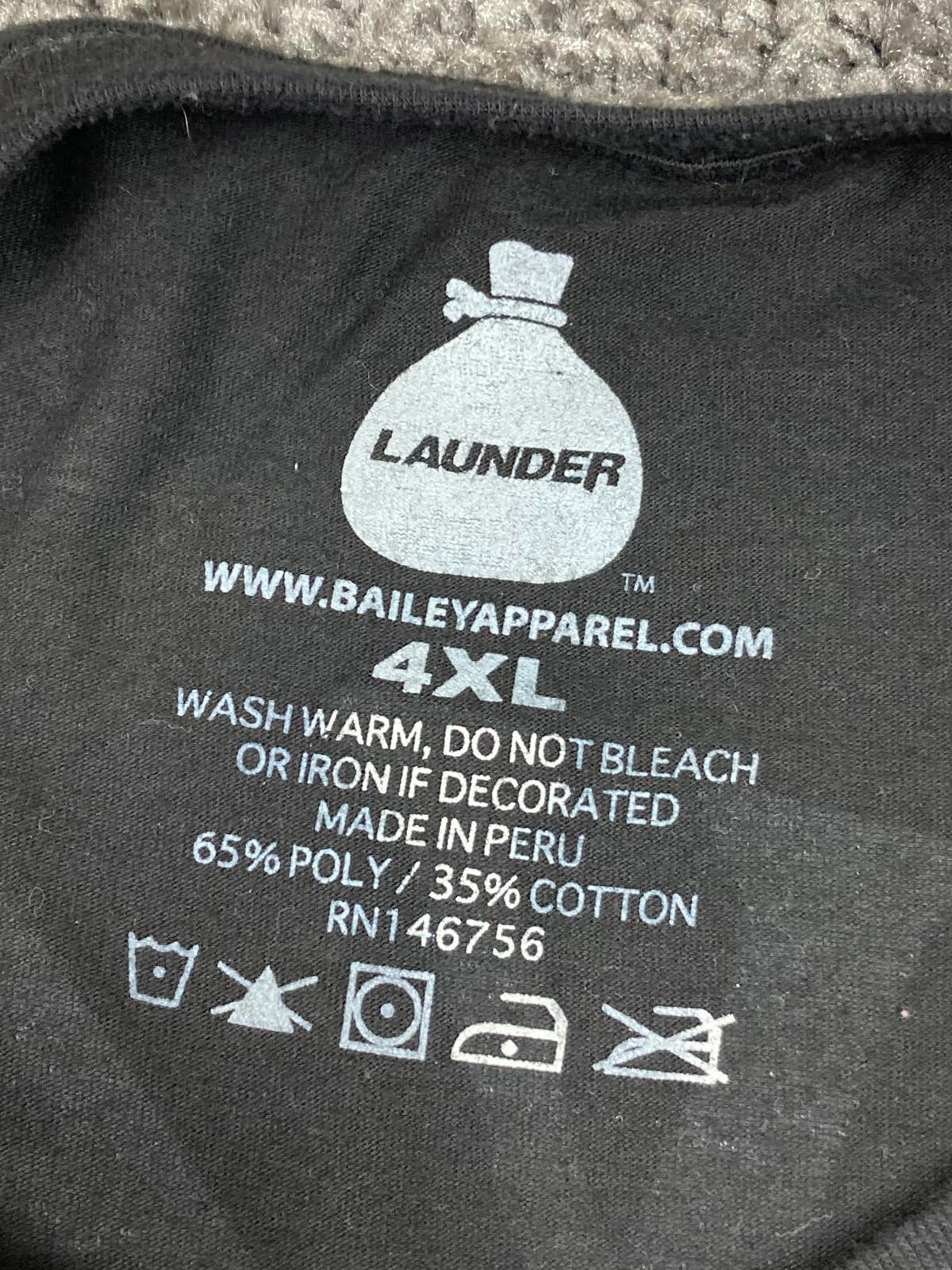 Launder Savage T-Shirt Tiger Vibes Black & Cream Sz 4XL Tokyo Japan Streetwear