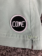 Cove USA Mens Performance Shorts Mint Green Gym Athletic Recycled Poly  Size 30