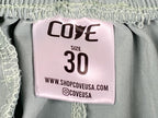 Cove USA Mens Performance Shorts Mint Green Gym Athletic Recycled Poly  Size 30