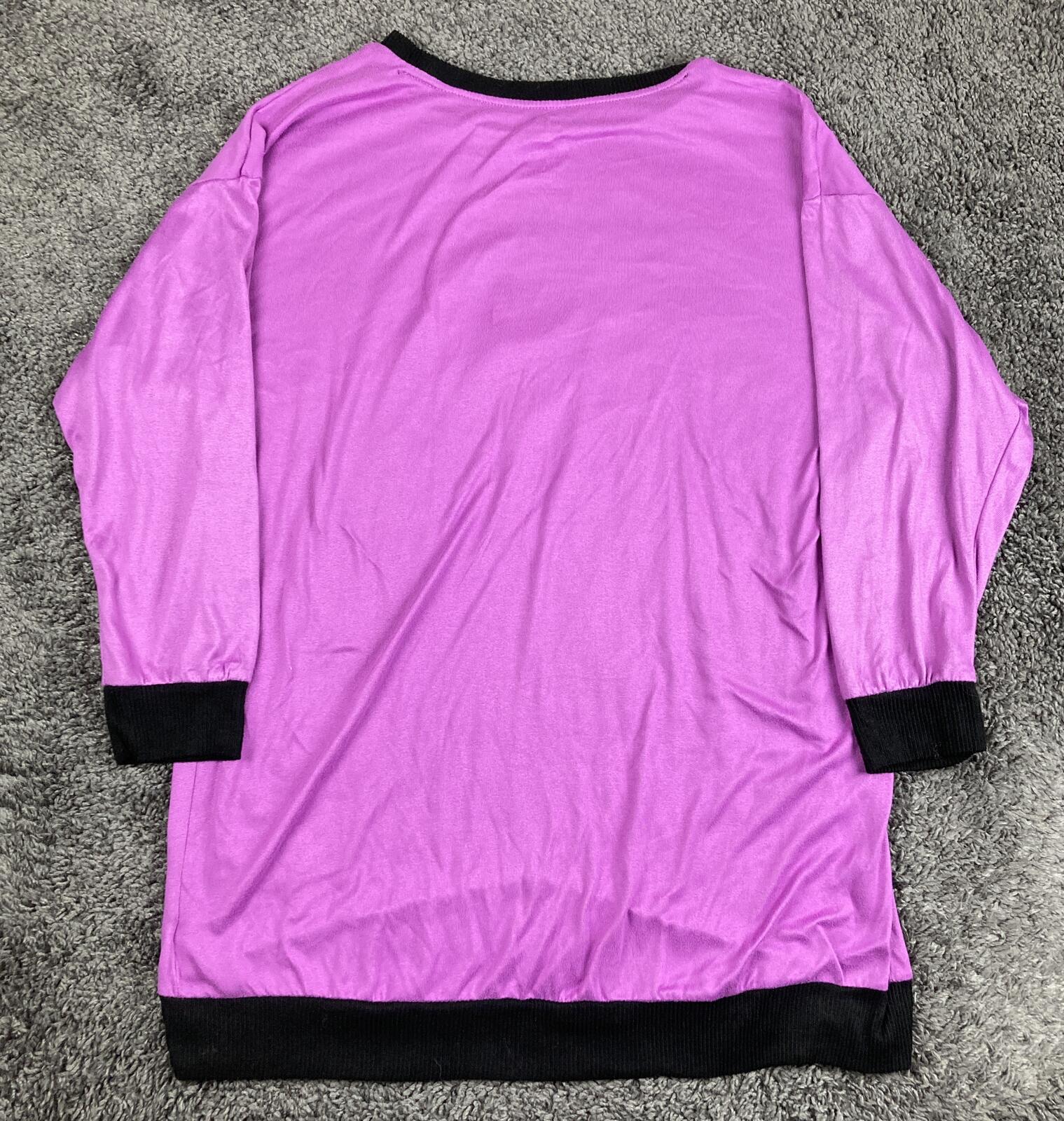 Disney Nightmare Before Christmas Sally Pullover Women’s Purple Sz 2X