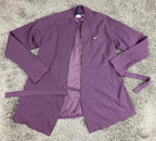 Nike Dri-FIT Womens Purple Kimono Wrap Jacket Cardigan Tie Belt Athletic  Sz S