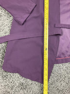 Nike Dri-FIT Womens Purple Kimono Wrap Jacket Cardigan Tie Belt Athletic  Sz S