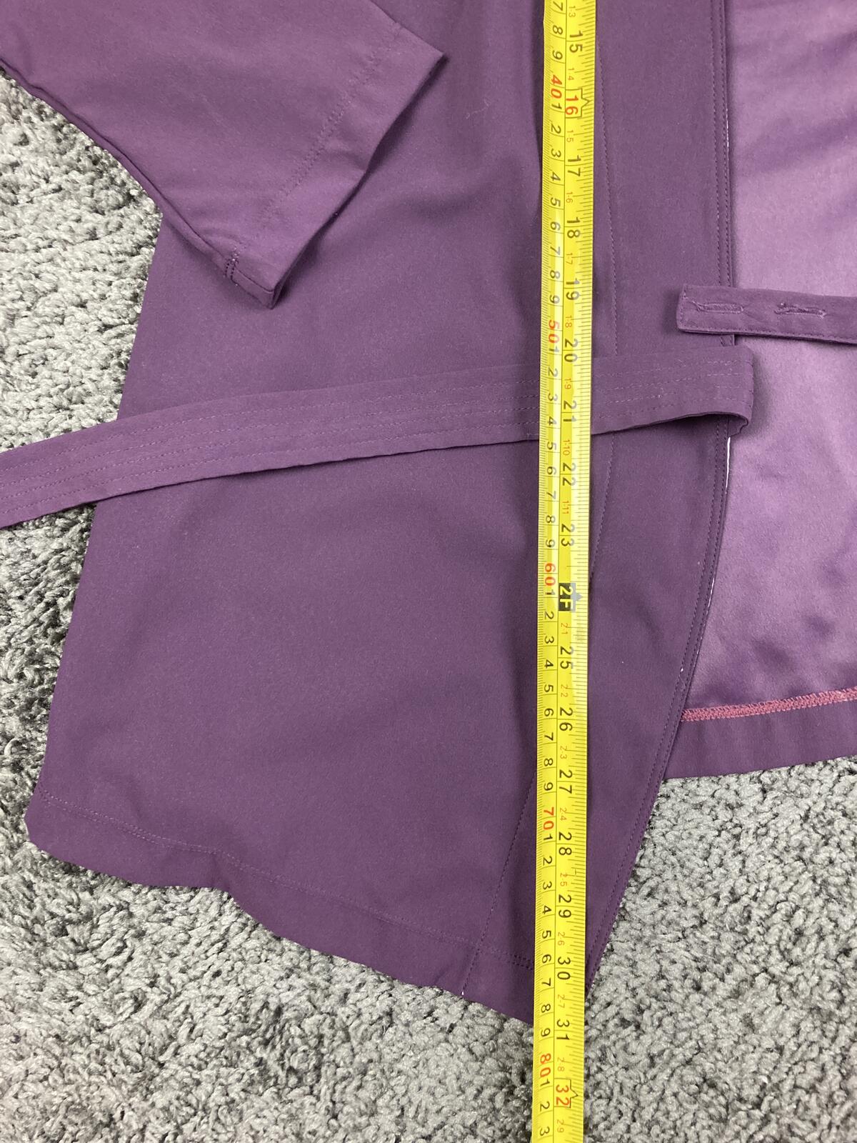 Nike Dri-FIT Womens Purple Kimono Wrap Jacket Cardigan Tie Belt Athletic  Sz S
