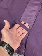 Nike Dri-FIT Womens Purple Kimono Wrap Jacket Cardigan Tie Belt Athletic  Sz S