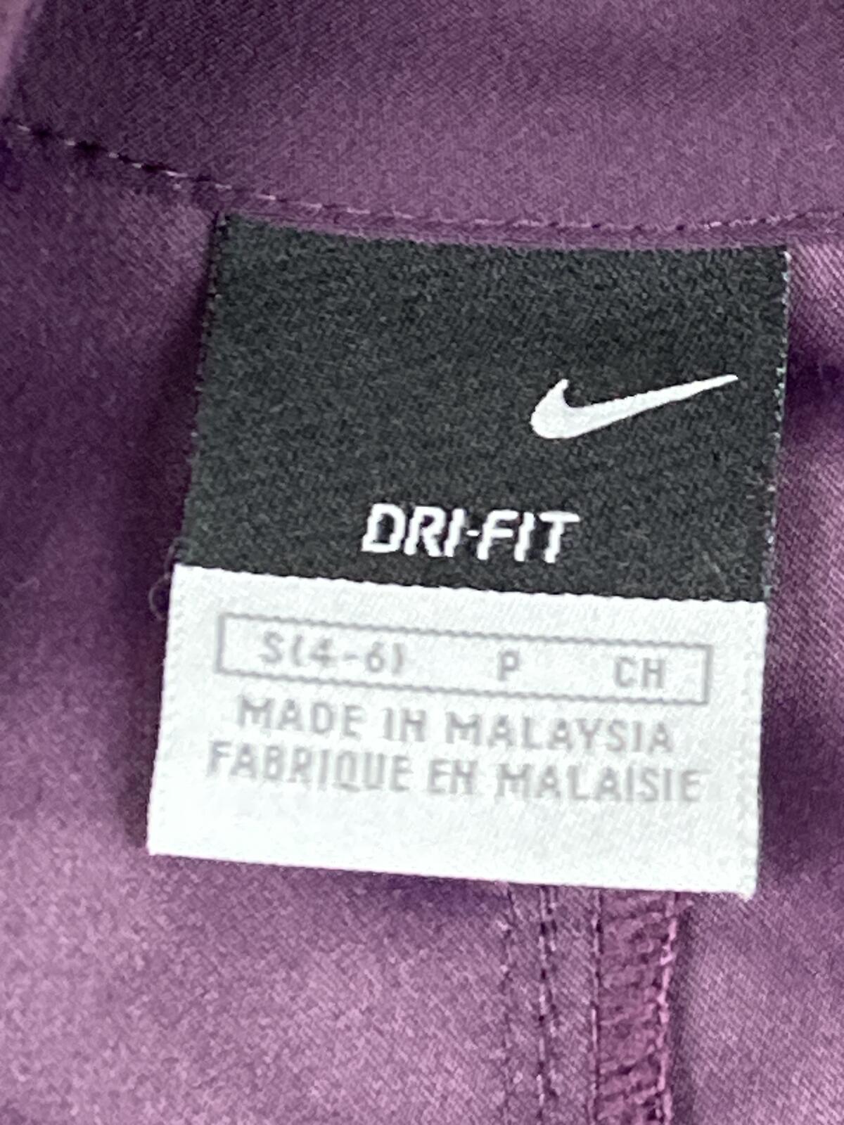 Nike Dri-FIT Womens Purple Kimono Wrap Jacket Cardigan Tie Belt Athletic  Sz S