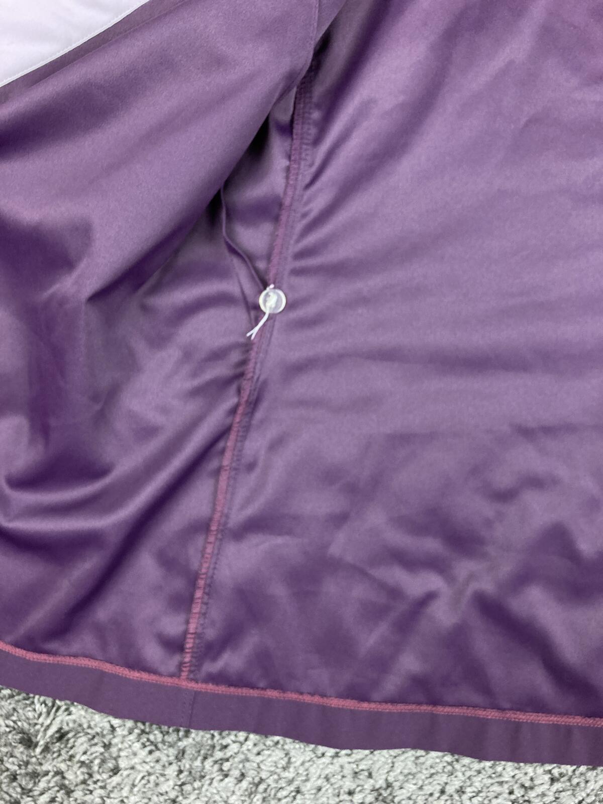 Nike Dri-FIT Womens Purple Kimono Wrap Jacket Cardigan Tie Belt Athletic  Sz S