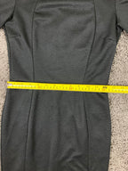 Warehouse Textured Sheath Dress Women’s Black Back Zip Size 6 US