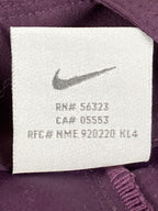 Nike Dri-FIT Womens Purple Kimono Wrap Jacket Cardigan Tie Belt Athletic  Sz S