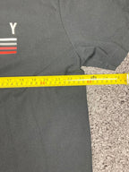 Hurley T-Shirt Men's Graphic Logo Stripe Black Short Sleeve Men Sz XXL