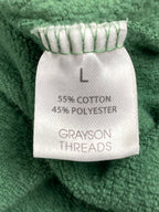 Ford Bronco Christmas Tree Cropped Sweatshirt Women's  Green Graphic Crew Sz L