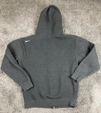 Nike 6.0 HB Pier Hoodie Mens Gray Full Zip Huntington Beach Surf Graphic Sz M