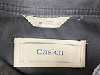Caslon Utility Jacket Gray Full Zip Drawstring Waist Women’s Size M