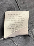 Caslon Utility Jacket Gray Full Zip Drawstring Waist Women’s Size M