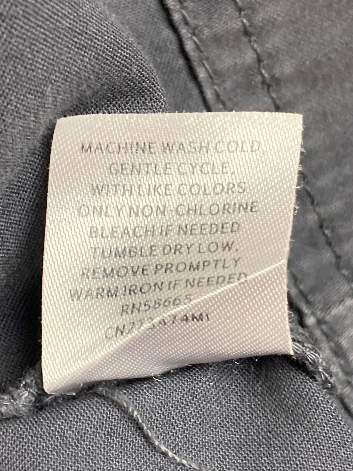 Caslon Utility Jacket Gray Full Zip Drawstring Waist Women’s Size M