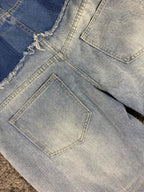 Tenth Series Double You Jeans Two-Tone Double-Waist Sz 2XL Y2K Inspired