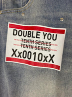 Tenth Series Double You Jeans Two-Tone Double-Waist Sz 2XL Y2K Inspired