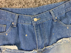 Tenth Series Double You Jeans Two-Tone Double-Waist Sz 2XL Y2K Inspired