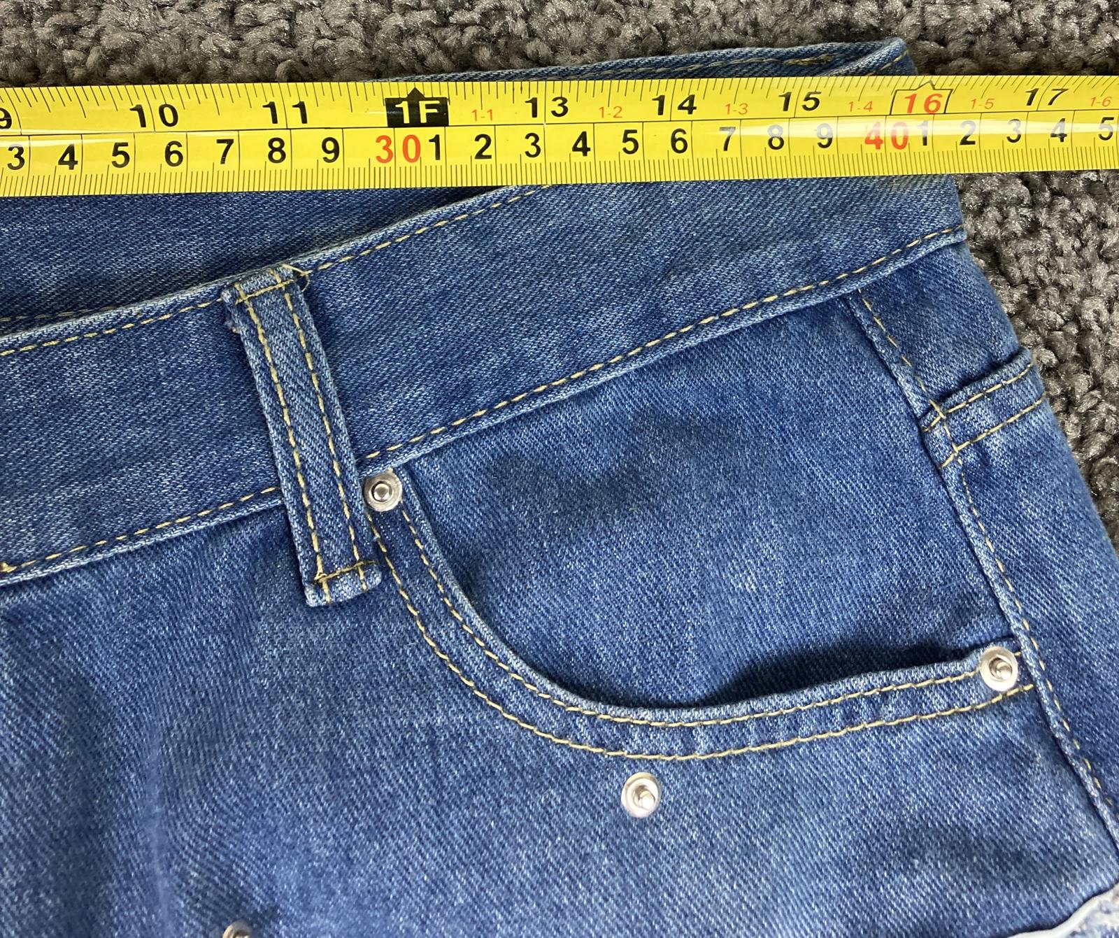Tenth Series Double You Jeans Two-Tone Double-Waist Sz 2XL Y2K Inspired