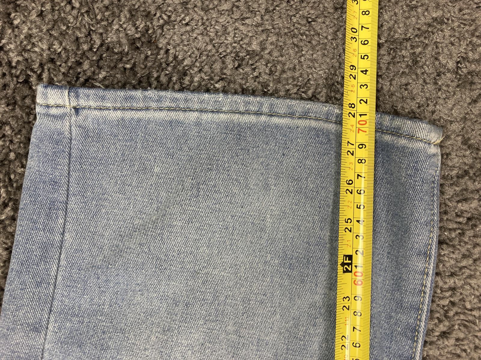 Tenth Series Double You Jeans Two-Tone Double-Waist Sz 2XL Y2K Inspired