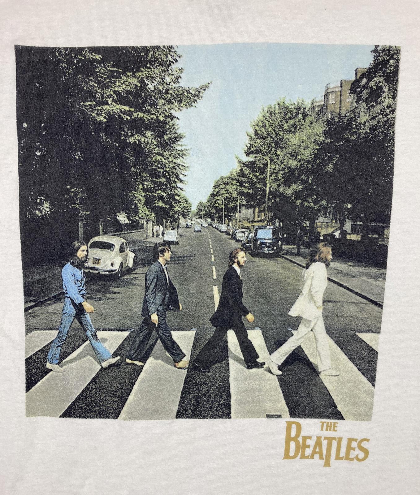 The Beatles T-Shirt Abbey Road White Graphic Unisex Size M/L