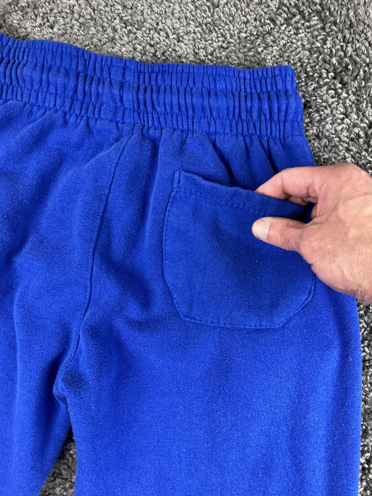 NBA Golden State Warriors Sweatpants Mens Ultra Game Blue Fleece Joggers Pants M