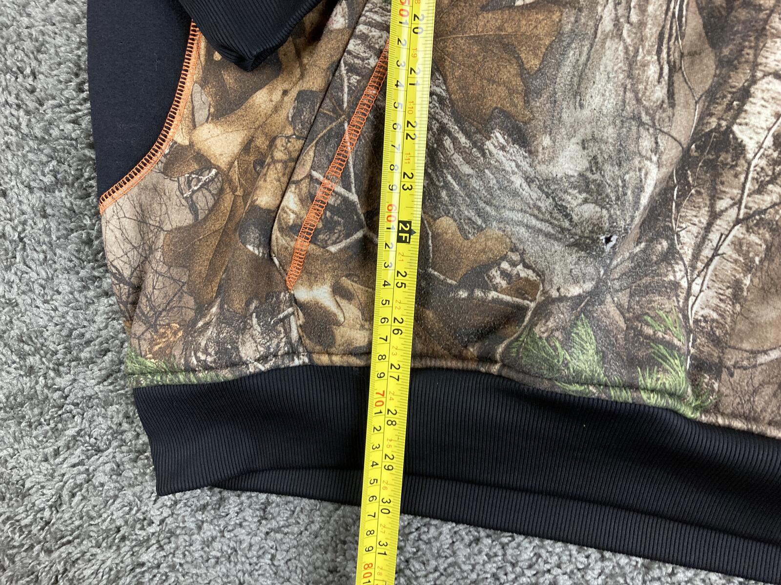 Realtree Camo Hoodie Men's Mile Stone Hunting Camouflage Fleece Sweatshirt Sz XL