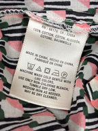 Maeve Anthropologie Sleeveless Ruffle Neck Blouse Women’s Sz S Geometric Cotton