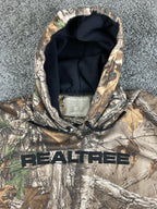 Realtree Camo Hoodie Men's Mile Stone Hunting Camouflage Fleece Sweatshirt Sz XL