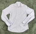 Charles Tyrwhitt Mens Dress Shirt Slim Fit Lavender Cotton French Cuff  15/33