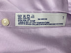 Charles Tyrwhitt Mens Dress Shirt Slim Fit Lavender Cotton French Cuff  15/33