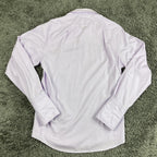 Charles Tyrwhitt Mens Dress Shirt Slim Fit Lavender Cotton French Cuff  15/33