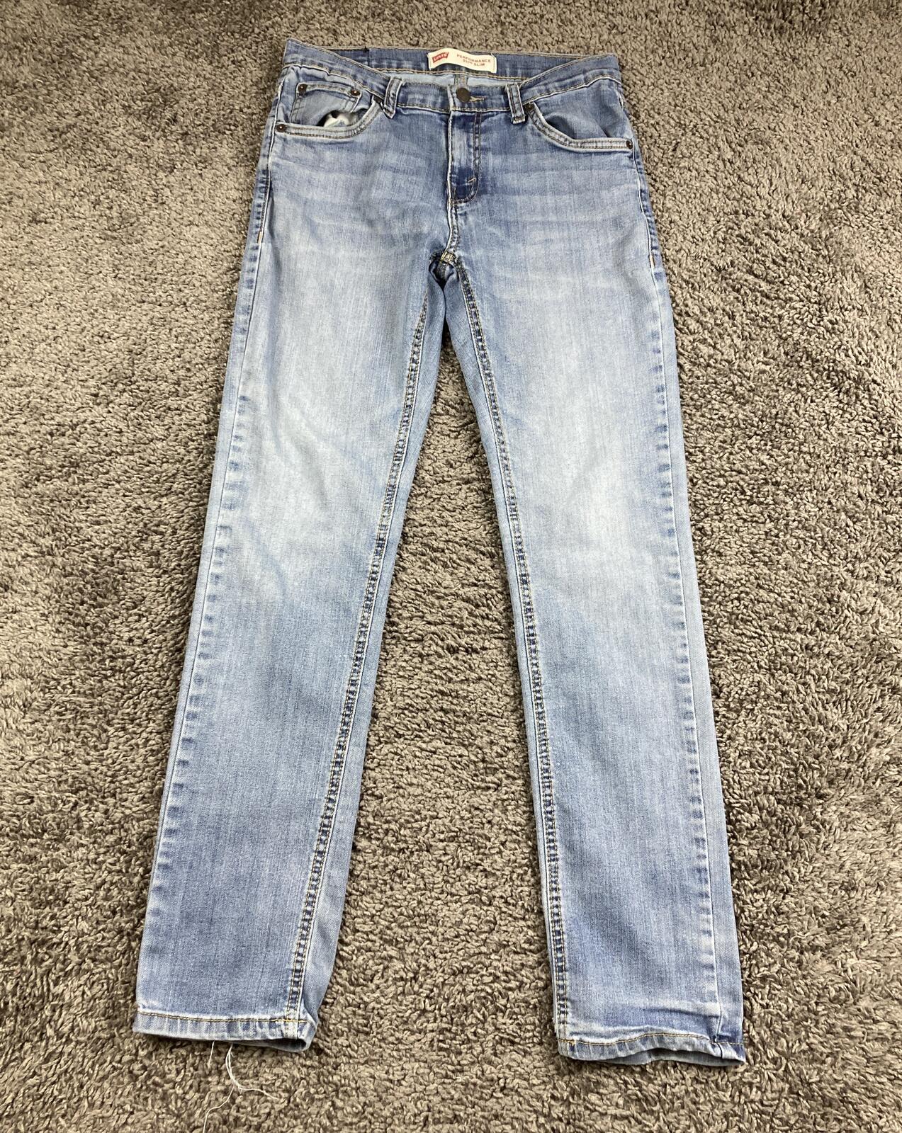 Levi's 511 Jeans Men's Light Wash Slim Performance Stretch Sz 28x28