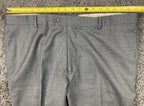 Joseph Abboud Dress Pants Zignone Men's Gray Italy Super 110's 100% Wool Size 38