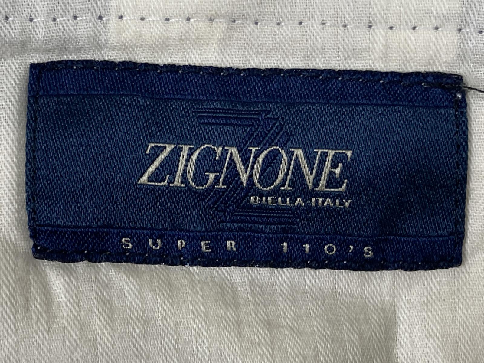 Joseph Abboud Dress Pants Zignone Men's Gray Italy Super 110's 100% Wool Size 38