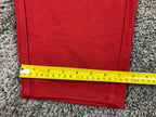 Comme des Garçons SHIRT Cropped Wool Pants Mens Red Made in France Size S