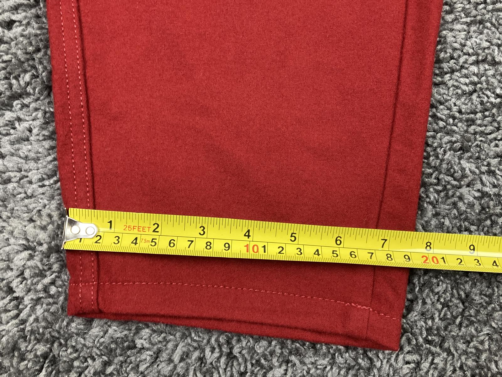 Comme des Garçons SHIRT Cropped Wool Pants Mens Red Made in France Size S
