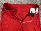 Comme des Garçons SHIRT Cropped Wool Pants Mens Red Made in France Size S