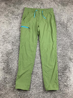 REI Co-op Trailmade Pants Women's Green Hiking Nylon Stretch Sz 6