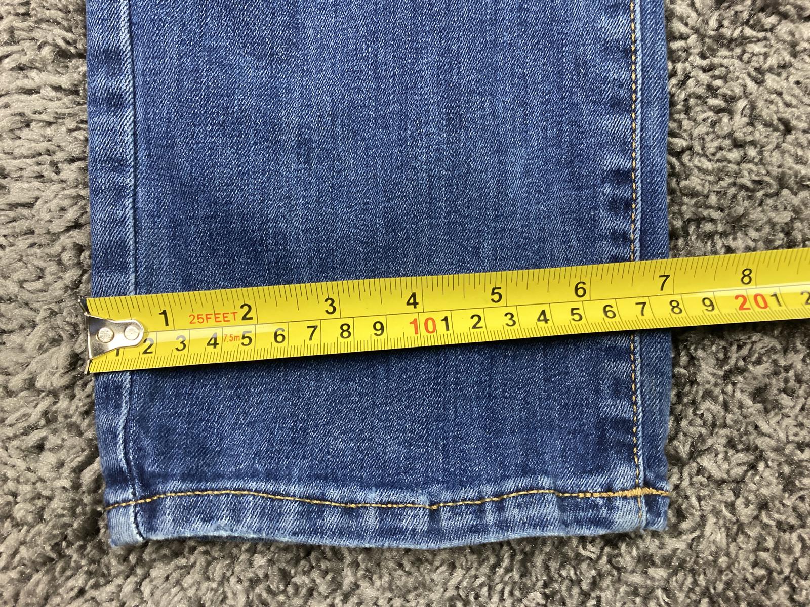 Lucky Brand 410 Athletic Straight Jeans Men’s  Blue Distressed Sz 32x32