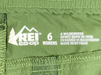 REI Co-op Trailmade Pants Women's Green Hiking Nylon Stretch Sz 6