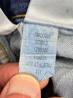 Lucky Brand 410 Athletic Straight Jeans Men’s  Blue Distressed Sz 32x32