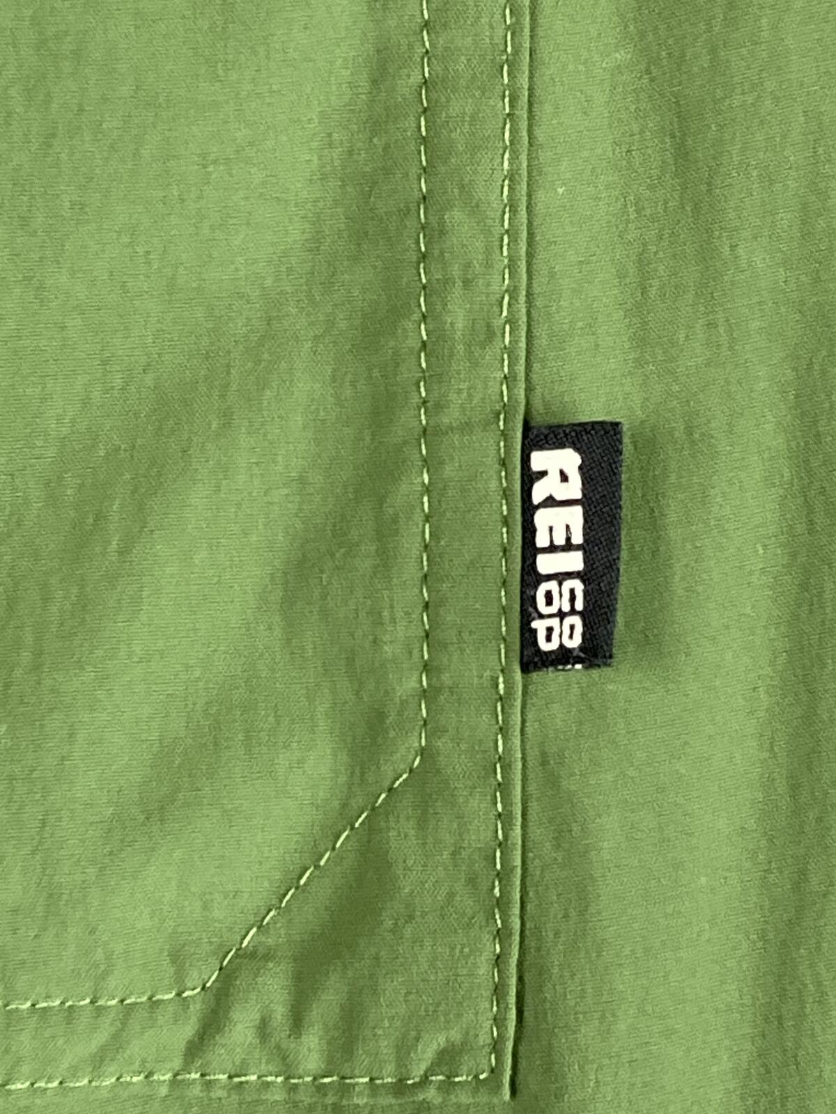 REI Co-op Trailmade Pants Women's Green Hiking Nylon Stretch Sz 6