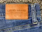 Lucky Brand 410 Athletic Straight Jeans Men’s  Blue Distressed Sz 32x32
