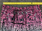 Hurley 25th Cannonball Volley Swim Trunks Mens Pink Green Ombre Board Shorts M