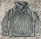 Barefoot Dreams LuxeChic Pullover Gray Cowl Neck Women Sz XS